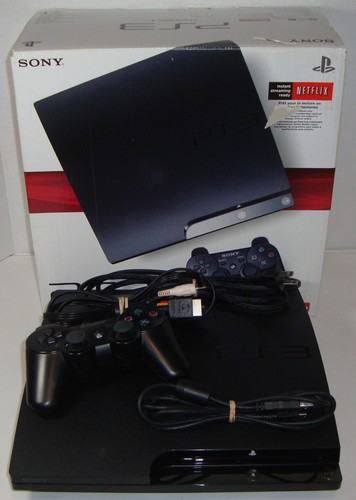 Ps3 slim console 120gb box - console, in